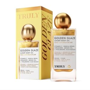 TRULY Golden Glaze Luxury Body Oil, 3 fl oz. New In Box